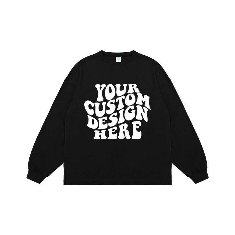 Custom Long Sleeve Cotton T-Shirt